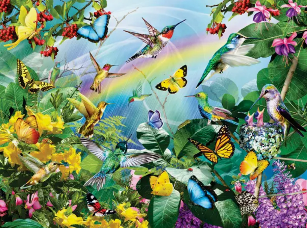 Hummingbird Sanctuary 1000Pc Puzzle