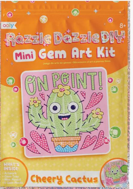 Razzle Dazzle Diy Gem Art Kit - Cheery Cactus