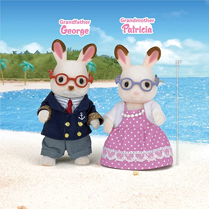 Calico Critters® Chocolate Rabbit Grandparents - CR Toys