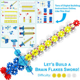 Brain Flakes 2500 Pcs Build 'N' Build Set