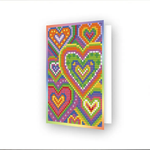 Greeting Card-Heart Mosaic Ddg.037