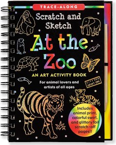 Scratch & Sketch At The Zoo Book