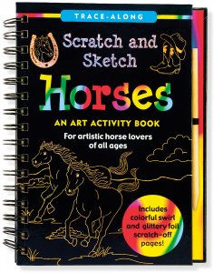 Scratch & Sketch Horses Activity Book