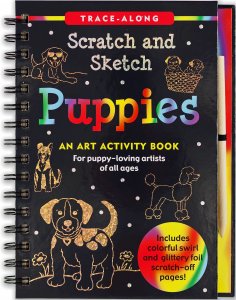 Scratch & Sketch Puppies Activity Book