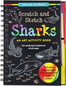 Scratch & Sketch Sharks Activity Book