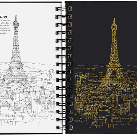 Scratch & Sketch Extreme Cities (Trace Along) - CR Toys
