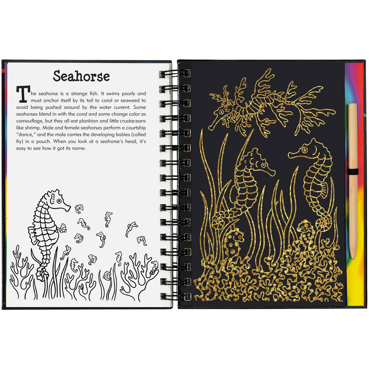 Scratch & Sketch - Coral Reefs Book