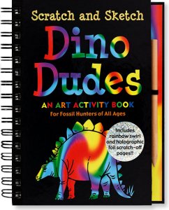 Scratch & Sketch Dino Dudes Activity Book
