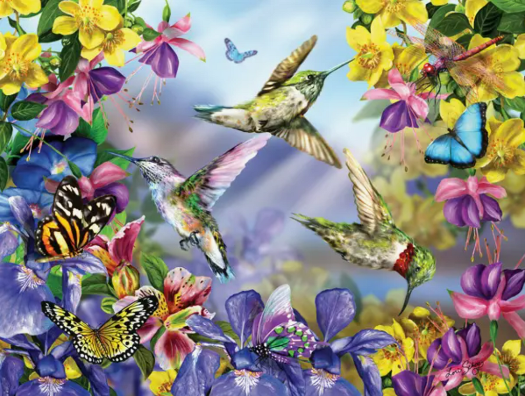 Butterflies & Hummingbirds 300Pc Puzzle