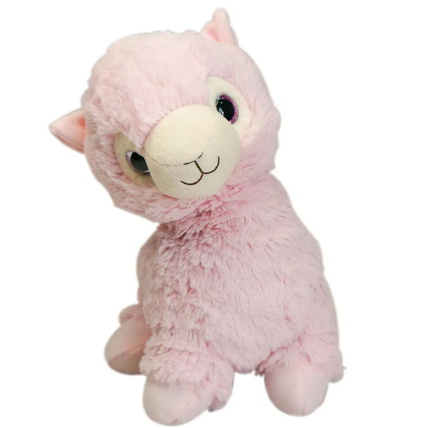 Cozy Plush Warmies Pink Llama 3+