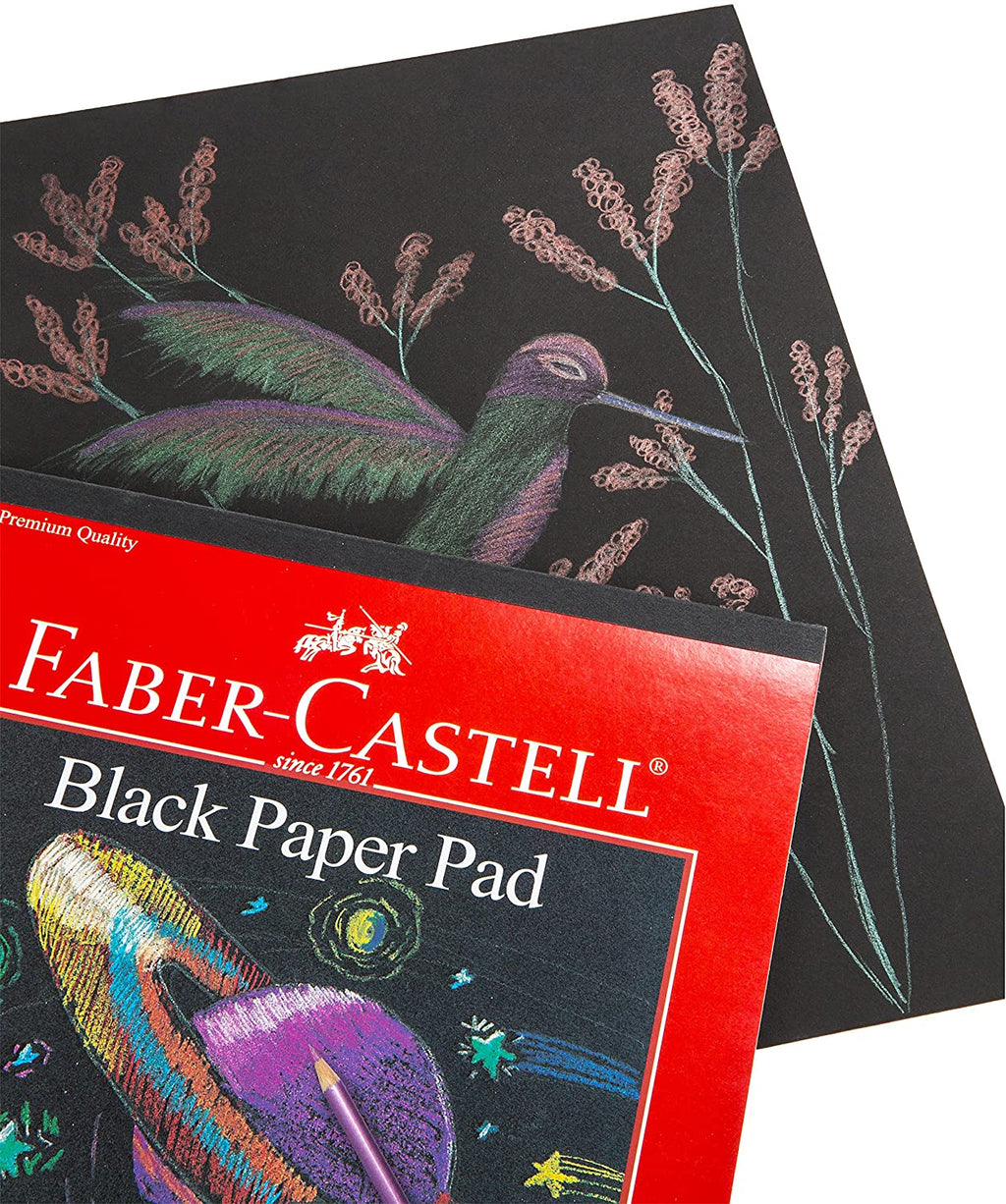 Faber Castell Black Paper Sketch Pad 9 x 12