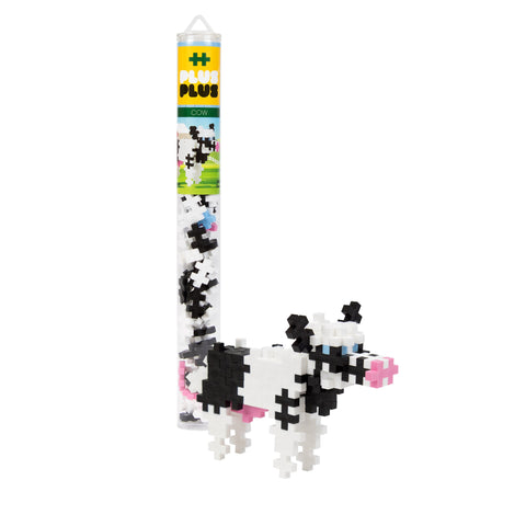 Plus-Plus Tube Cow Building Puzzle