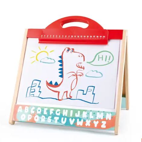 Store & Go Easel - Chalkboard & Whiteboard - CR Toys