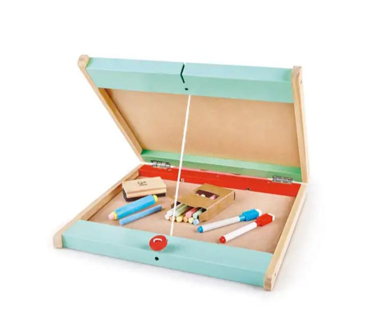 Store & Go Easel - Chalkboard & Whiteboard - CR Toys