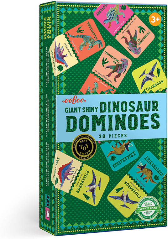 Shiny Dinosaur Dominoes - CR Toys