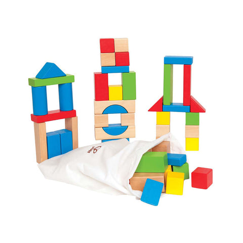 Maple Wooden Building Blocks - CR Toys