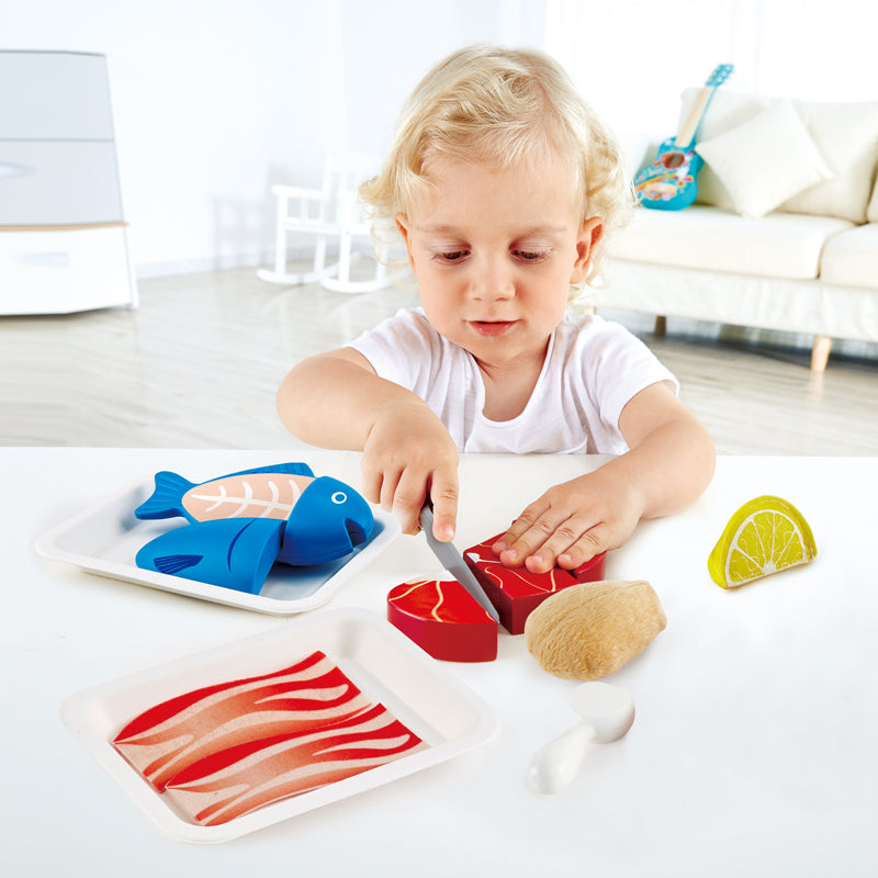 Tasty Proteins Wooden Food Playset