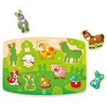 FARMYARD PEG PUZZLE - CR Toys