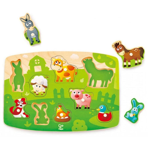 Farmyard Peg Puzzle - CR Toys