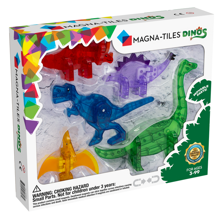 Magna-Tiles Dinos Magnetic Building Set