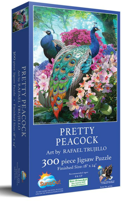 Pretty Peacock 300Pc Puzzle