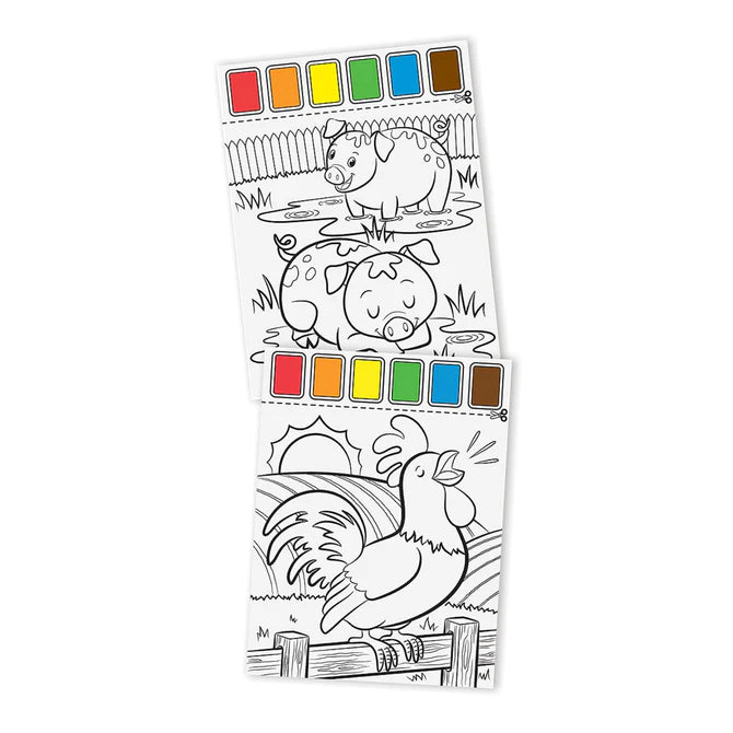 Farm Animals Paint With Water Kids' Art Pad - CR Toys