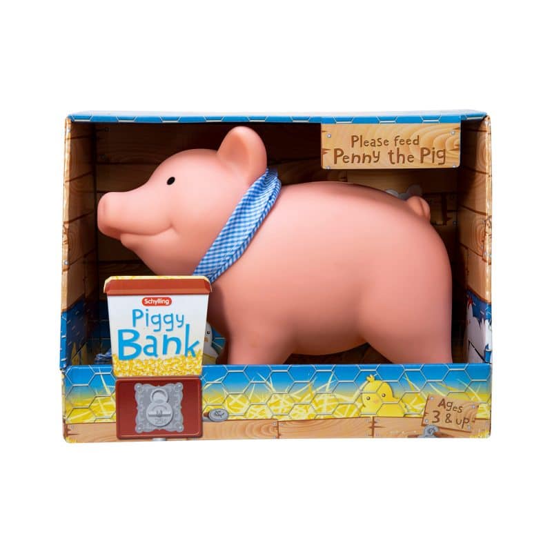 Rubber Piggy Bank - Penny The Pig