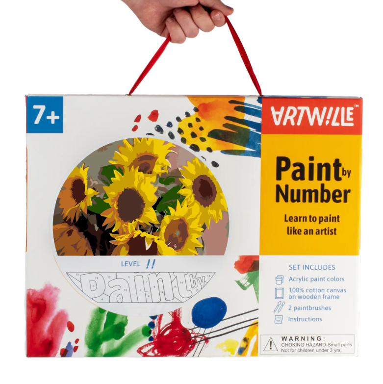 Artwille Diy Paint By Numbers-Sunflowers Art Kit
