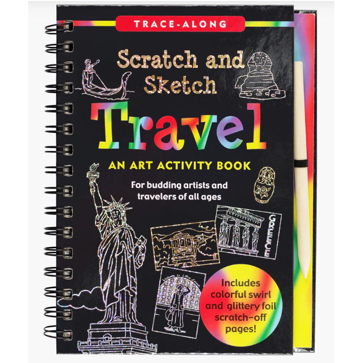 Scratch And Sketch  Travel Book - CR Toys