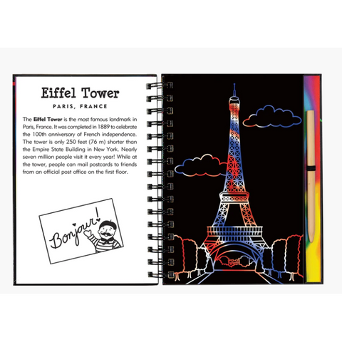 Scratch And Sketch  Travel Book - CR Toys