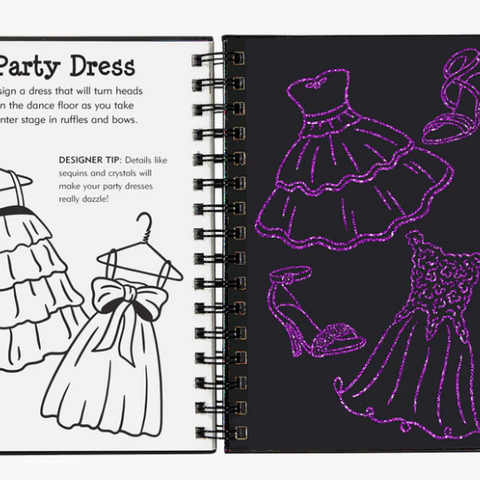 Scratch And Sketch Fashion Show Activity Book