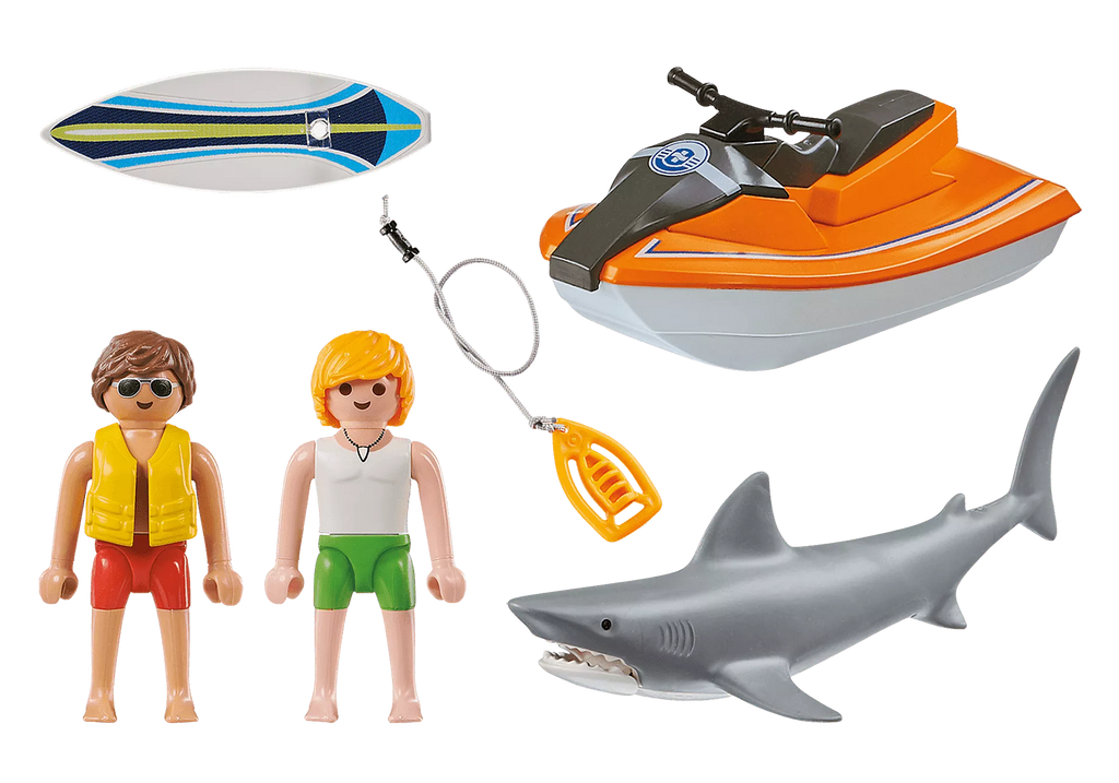 Shark Attack Rescue Play Set