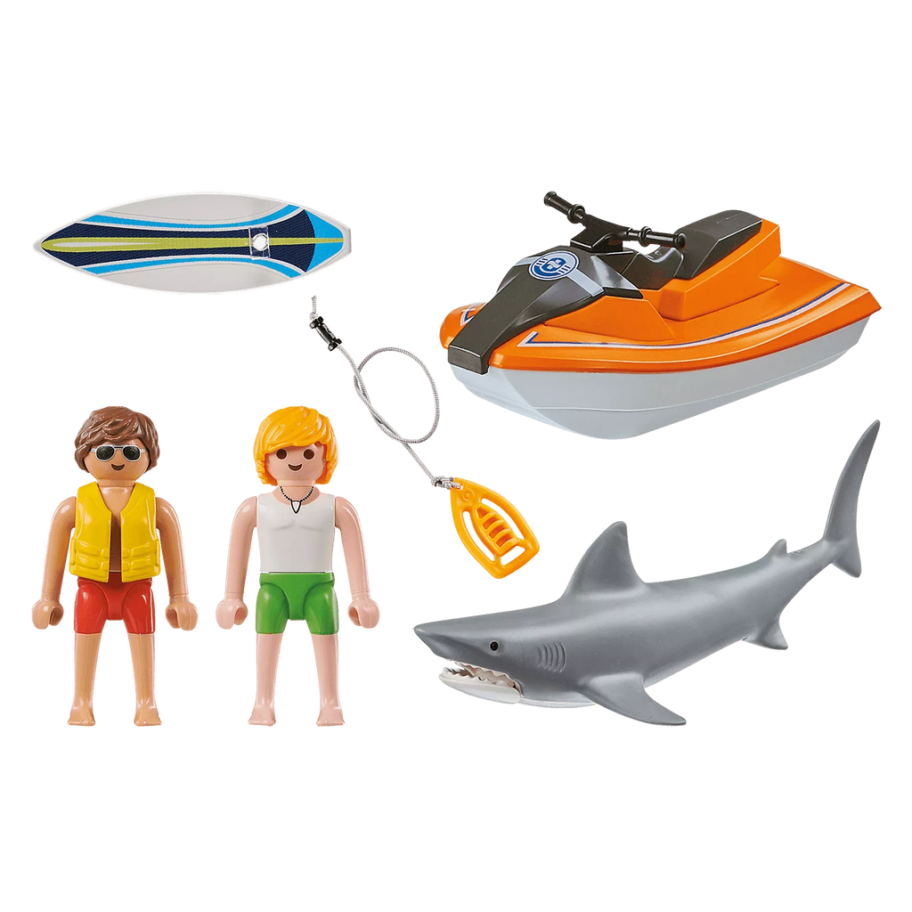 Shark Attack Rescue Play Set