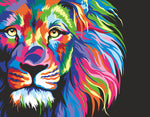 NEON LION PAINT BY NUMBER - CR Toys