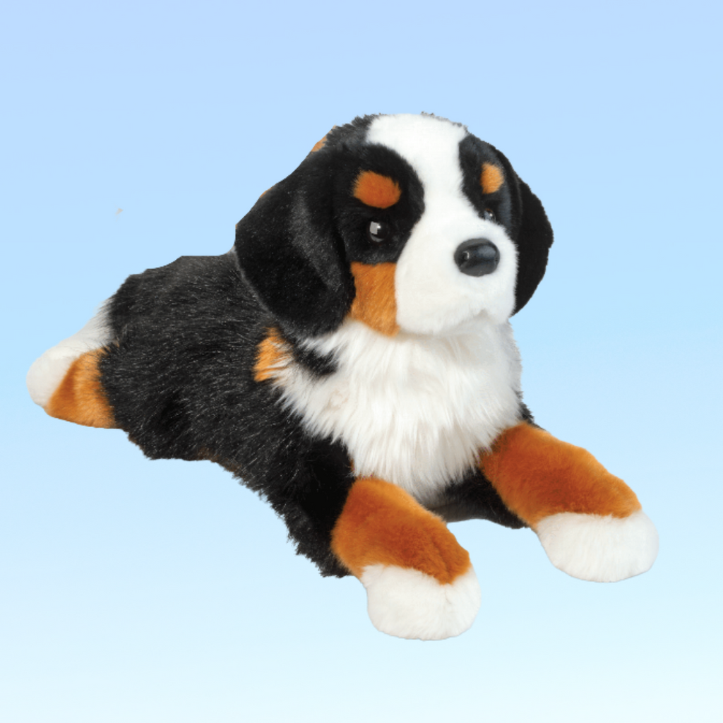 Bernese mountain deals dog plush toy
