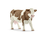 Simmental Cow Figurine 13801 - CR Toys