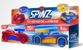 Spinz Pull-Back Race Car - Two Pack Asst Tg089202