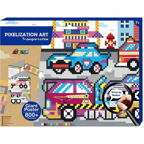 PIXELATION TRANSPORTATION - CR Toys