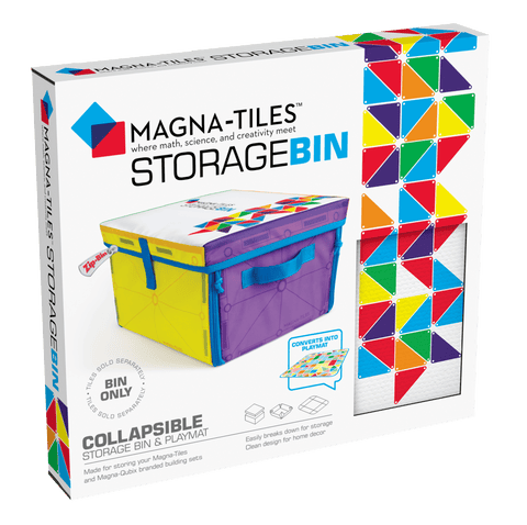 Magn-Tiles Storage Bin And Playmat