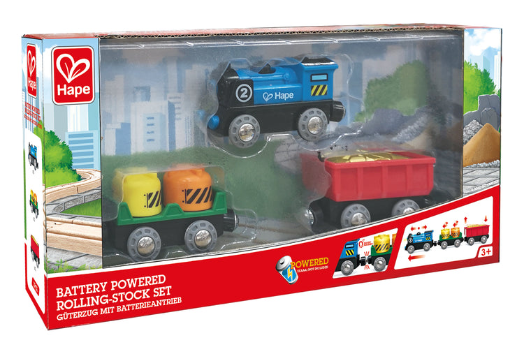 Battery Powered Rolling-Stock Train Set