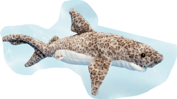 Titus Tiger Shark Stuffed Animal - CR Toys