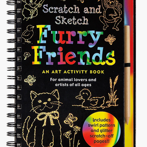 Scratch & Sketch Furry Friends Activity Book