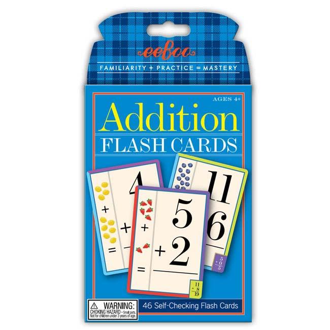 ADDITION FLASH CARDS - Ages 4+ - CR Toys