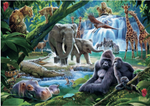 Jungle Animals 100Pc Puzzle - CR Toys