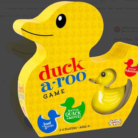 Duck-A-Roo Memory Game
