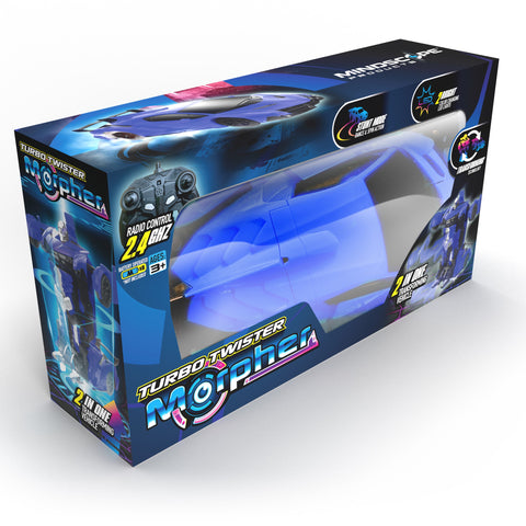 Turbo Twister 2-In-1 Blue Morpher Rc Car