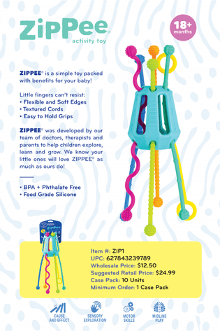 Zippee By Mobi 0+ Sensory Toy