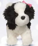 Poofy Shih-Tzu Black & White - CR Toys