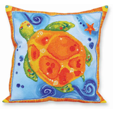 DIAMOND DOTZ PILLOW- TURTLE JOURNEY