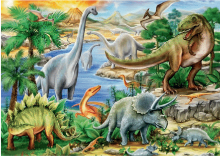 Prehistoric Life 60 Pc Puzzle - CR Toys